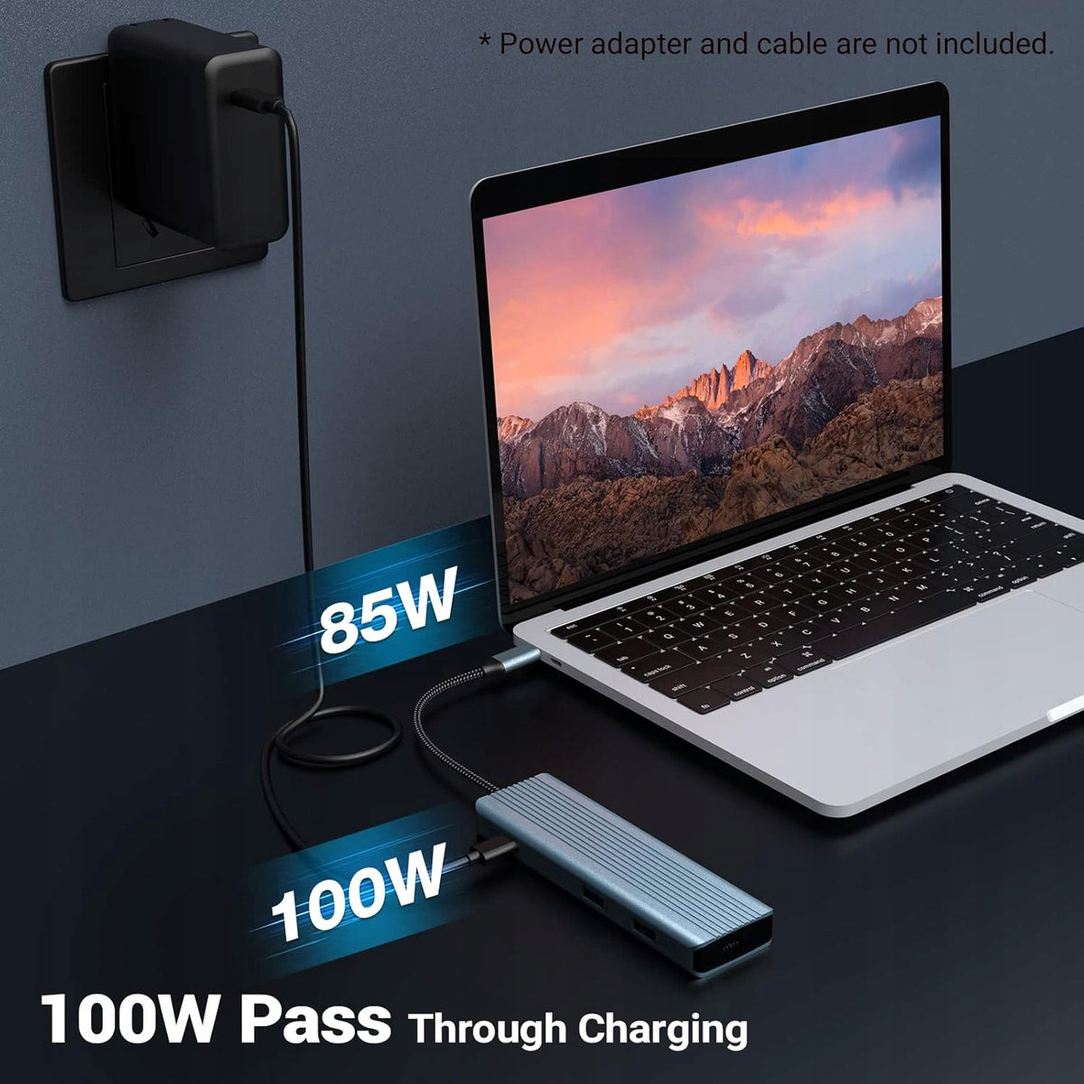 USB C Hub Adapter USB C 9in1 Tim Docking Station with 4K 30Hz HDMI Manufacturer code 12