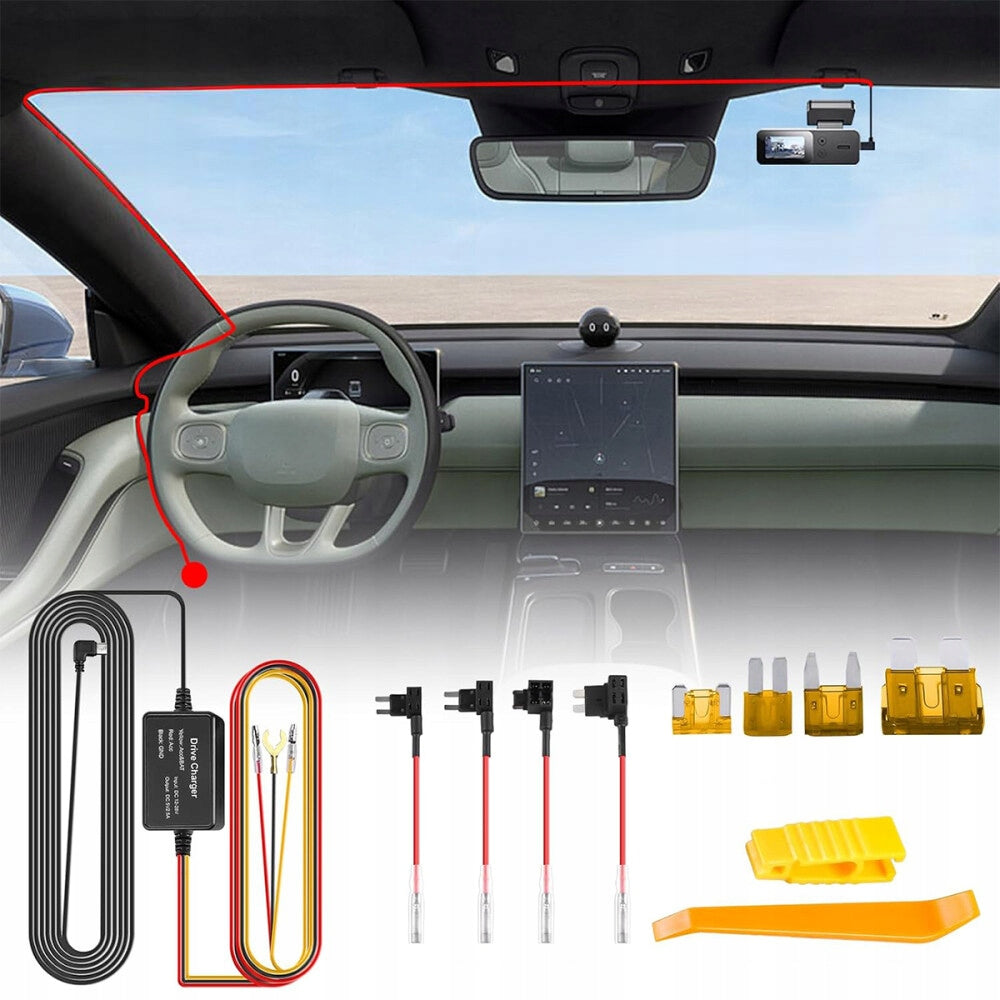 USB-C POWER ADAPTER FOR CAR CAMERAS 12-24V SET ADAPTER Brand no brand
