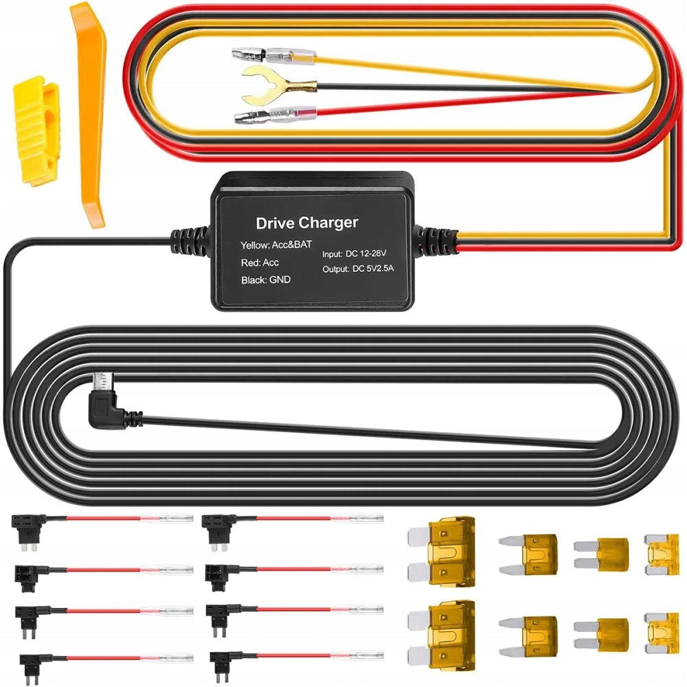 USB-C POWER ADAPTER FOR CAR CAMERAS 12-24V SET