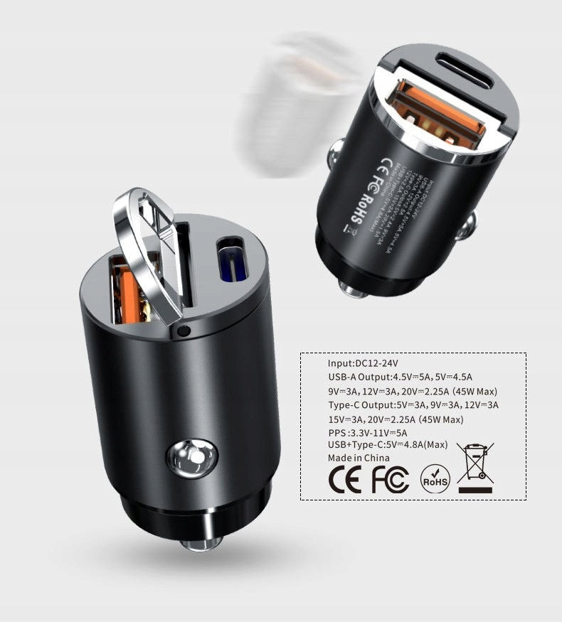 USB-C QC 3.0 PD 48W Fast Car Charger for Phone Packaging status original
