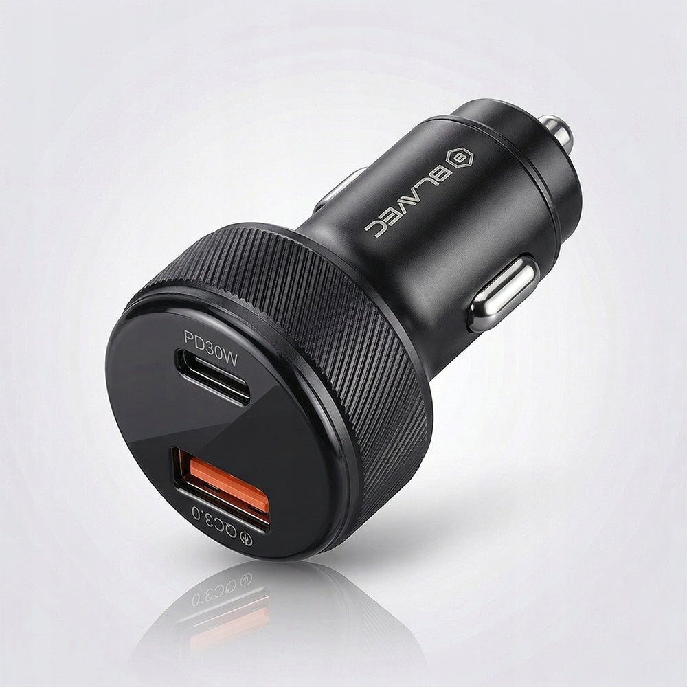 USB-C QC 3.0 PD 48W Fast Car Charger for Phone with Screen Packaging status original