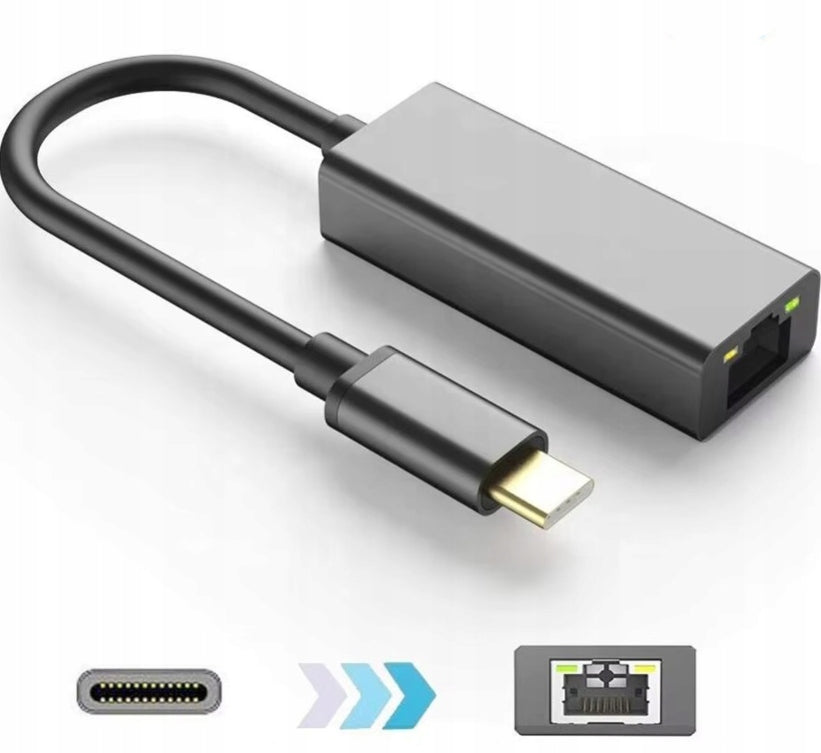 USB-C RJ45 Adapter - Ethernet Adapter, Gigabit LAN Card