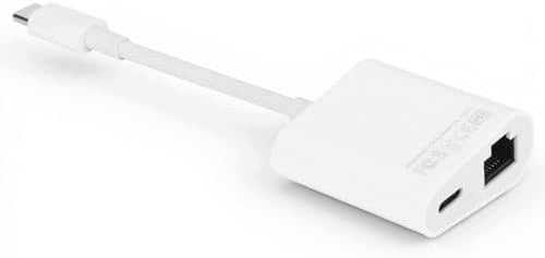 USB-C TO ETHERNET ADAPTER RJ45 GIGABIT 100M WITH PD CHARGING
