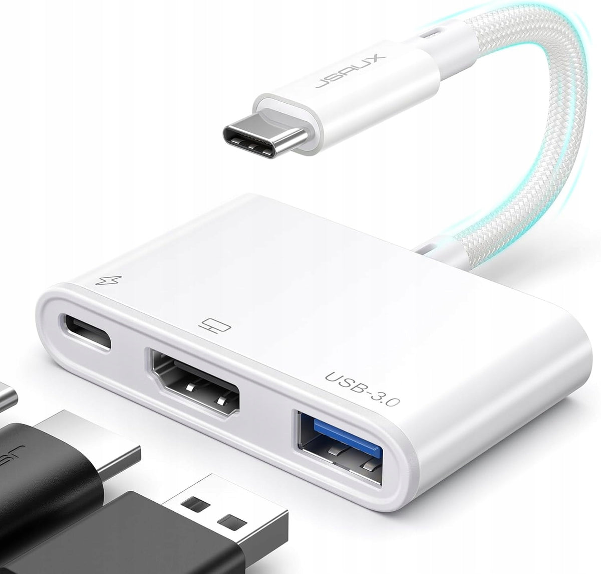USB-C TO HDMI ADAPTER 4K HUB 3IN1 100W PD USB 3.0
