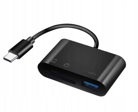 USB-C TO SD/TF/USB3.0 480Mbps CARD READER Manufacturer code C3w1C