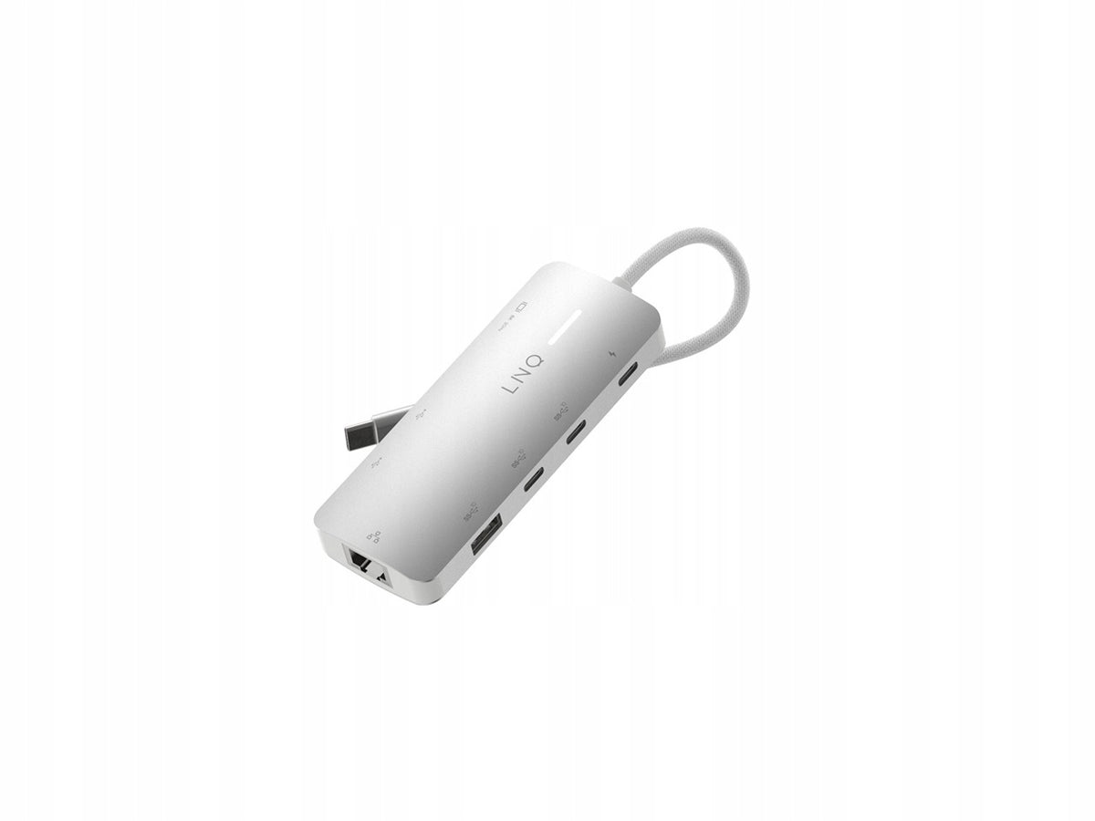 USB-C multiport hub LINQ 8in1 8K PRO 140 W