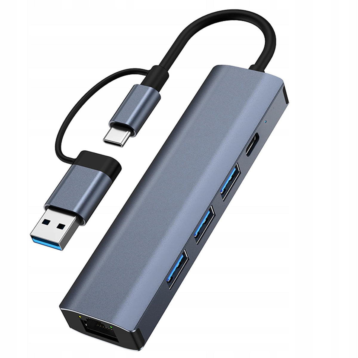 USB C to RJ45 Ethernet Adapter Gigabit Ethernet LAN Network Adapter USB Hub