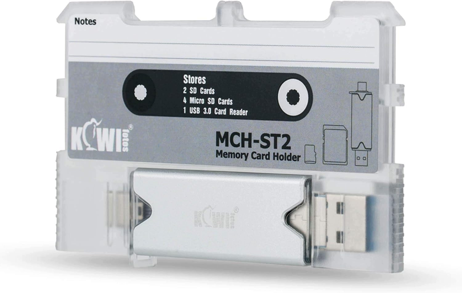 USB CARD READER 3.0 + CARD CASE SD/MICRO SD 2IN1 SET