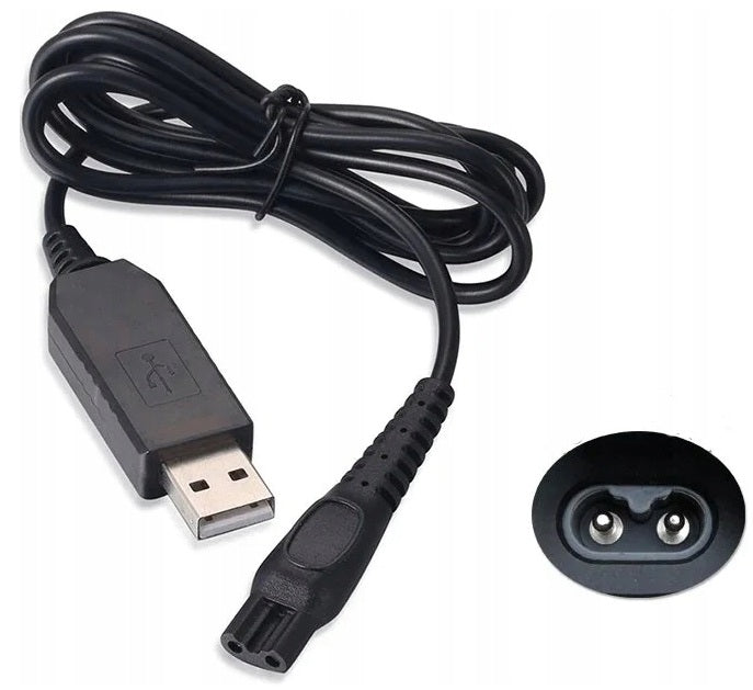 USB CHARGING CABLE PHILIPS SHAVER QC5115 QC5120 QC5125 QC5130 QC5135