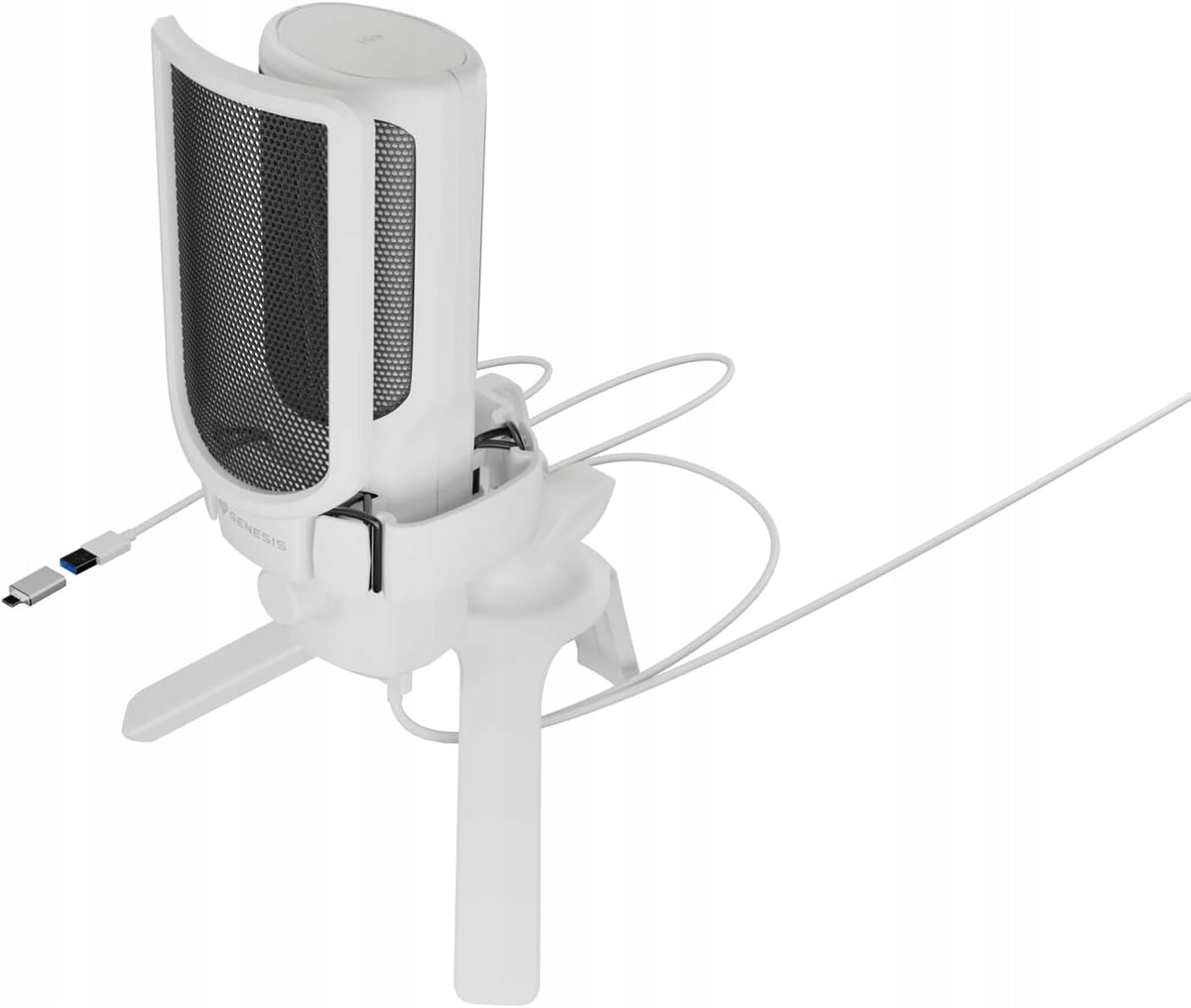 USB CONDENSER RGB MICROPHONE FOR GAMING STREAMING Packaging status original