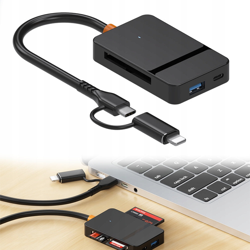 USB Card Reader Adapter USB 3.0 USB-C Micro SD Micro SD TF 5 Gb/s up to 2 TB Manufacturer no brand