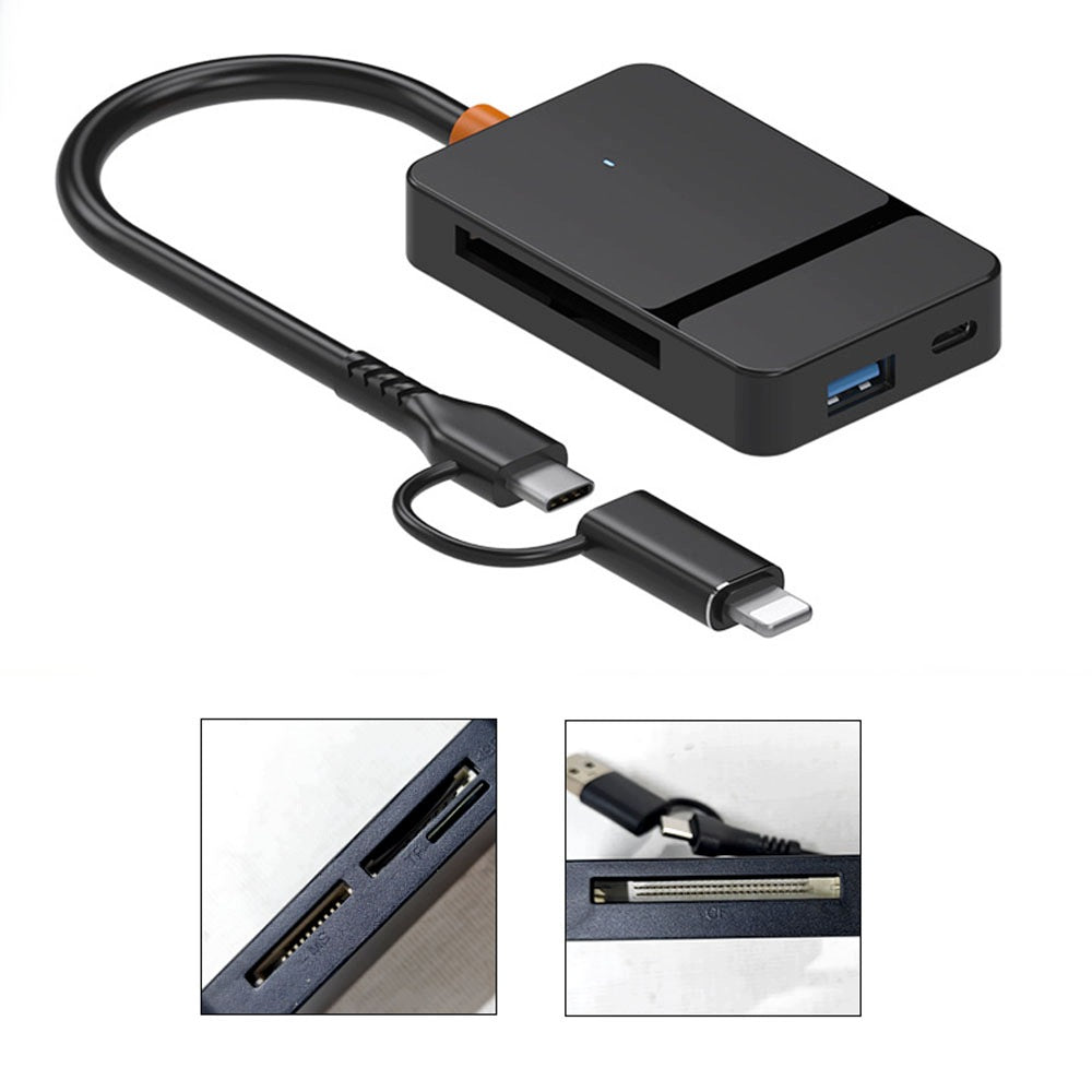 USB Card Reader Adapter USB 3.0 USB-C Micro SD Micro SD TF 5 Gb/s up to 2 TB