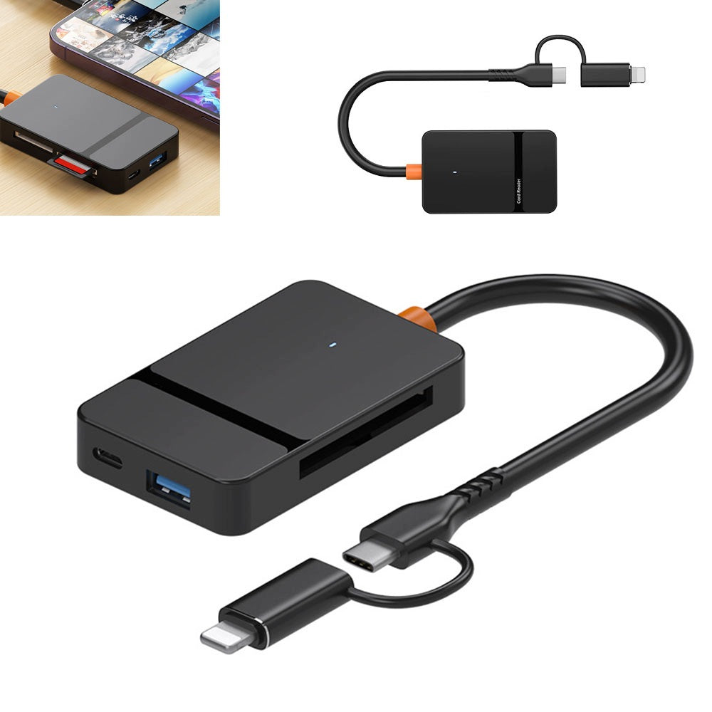 USB Card Reader Adapter USB 3.0 USB-C Micro SD Micro SD TF 5 Gb/s up to 2 TB