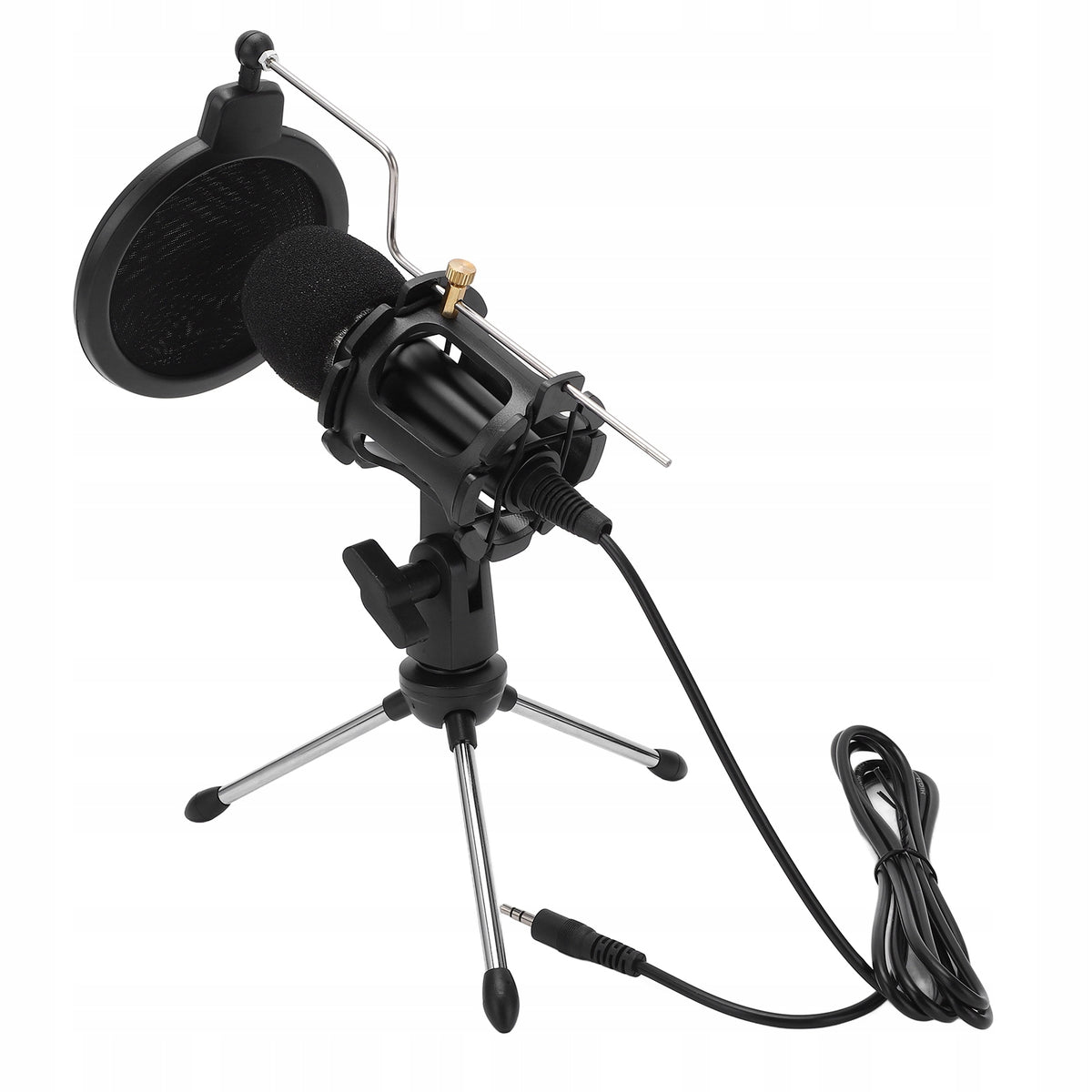 USB Computer Microphone Kit, Cardioid, Capacitive MR