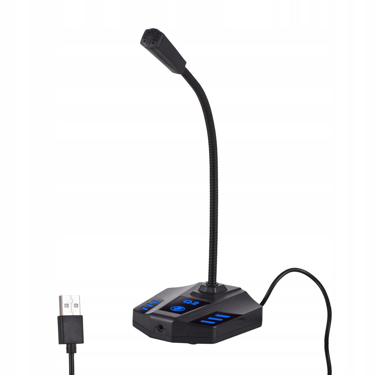 USB Computer Microphone USB Microphone for PC Laptop-Noise Button ED Brand no brand