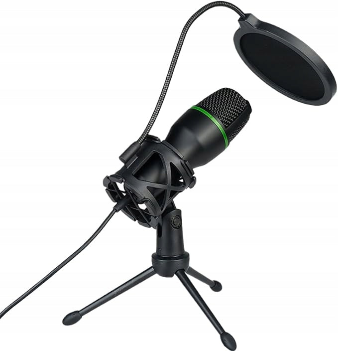 USB Condenser Microphone for Gaming Black