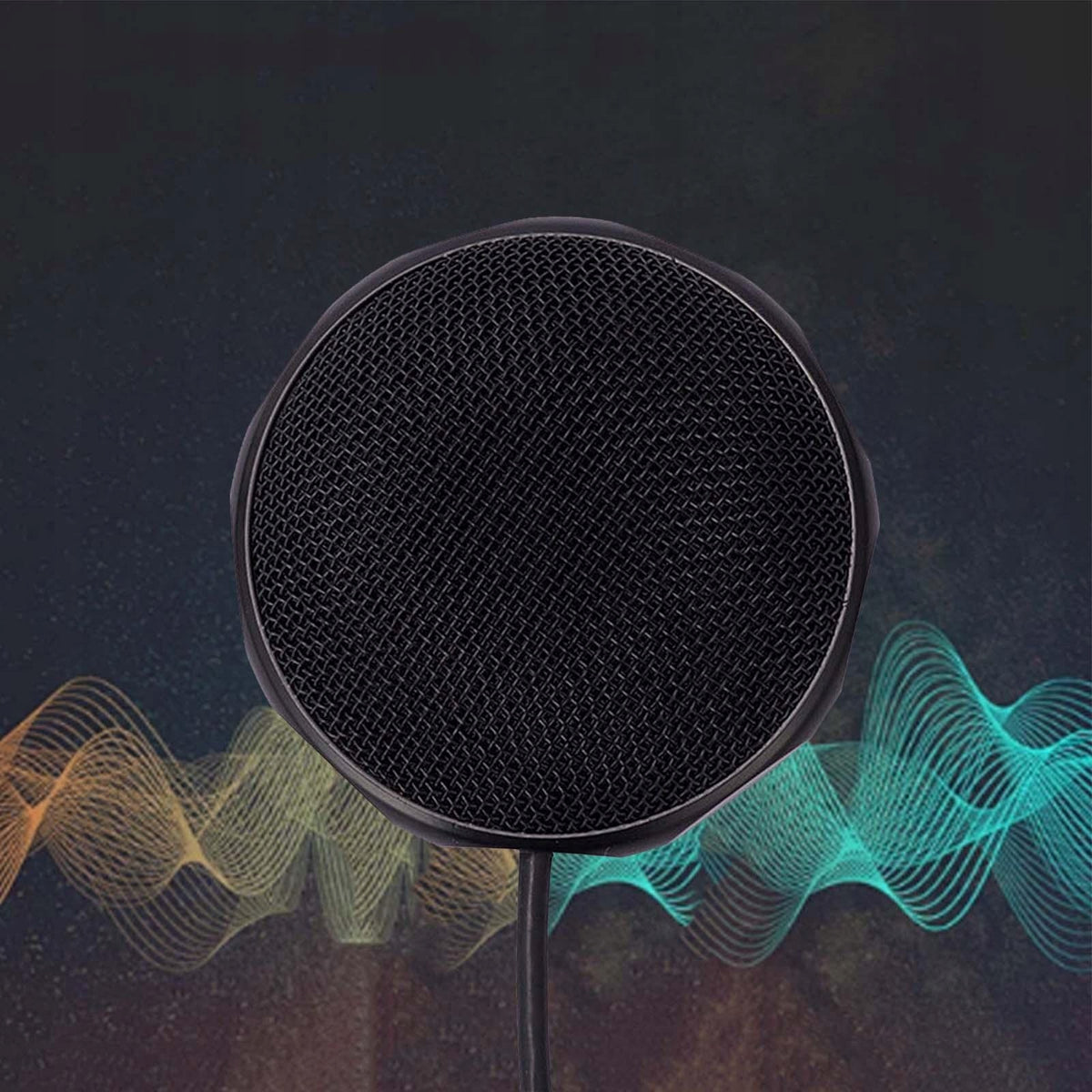 USB Conference Microphone Compact Plug and Play Wear Resistant Voice Pickup