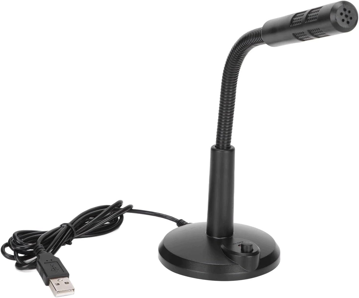 USB DESKTOP MICROPHONE CONDENSER NOISE CANCELLATION PODCAST STREAMING