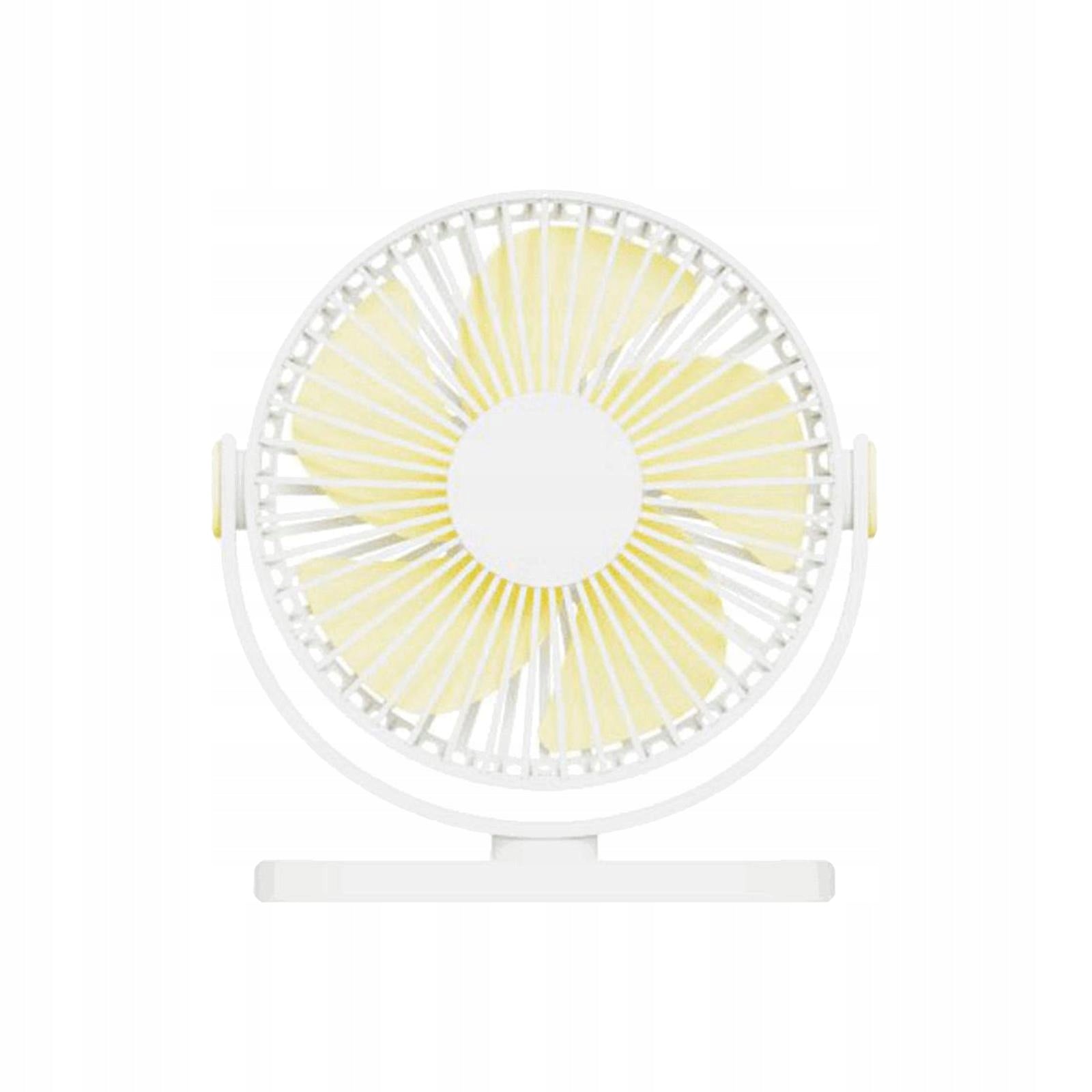 USB Desk Fan Personal Table Cooling Fan 90° Adjustment Quiet for White Brand no brand
