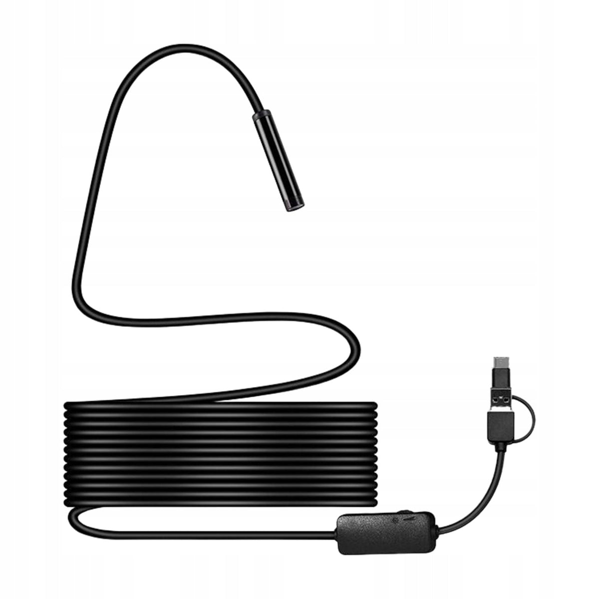USB Endoscope Camera 5.5mm, with 6 5m Hard Cable