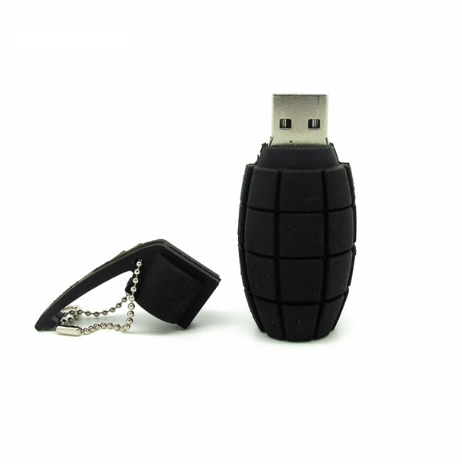 USB FLASH DRIVE 128 GB GRENADE MILITARY MISSILE MILITARIA Color black