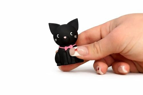 USB FLASH DRIVE 128GB BLACK KAWAII CAT FOR GIRLS BIRTHDAY GIFT Color black