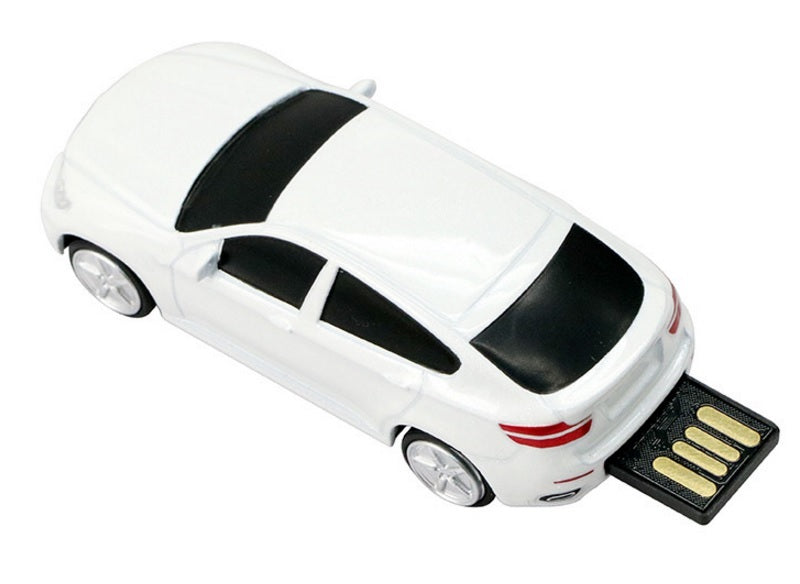 USB FLASH DRIVE 16 GB BMW CAR WHITE AUTO CAR Color white