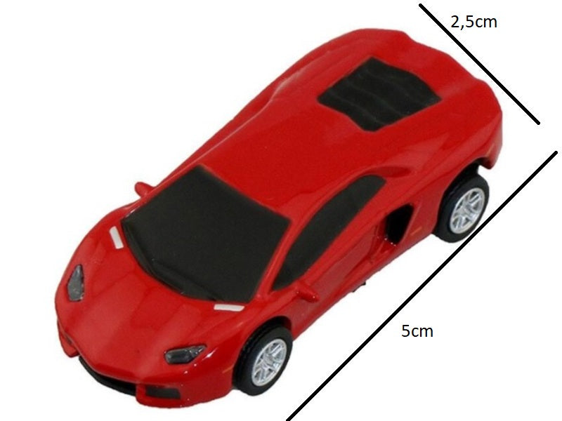 USB FLASH DRIVE 16 GB LAMBO CAR RED AUTO CA Color red