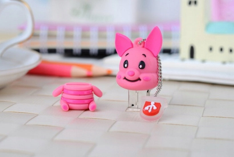 USB FLASH DRIVE 16 GB PIGLET DONKEY TIGER Color multicolor
