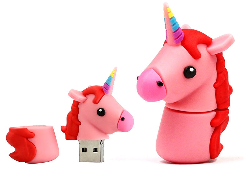 USB FLASH DRIVE 16 GB UNICORN PINK PONY