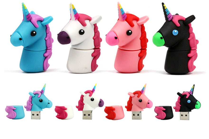USB FLASH DRIVE 16 GB UNICORN WHITE PONY WYS24H PL Color multicolor