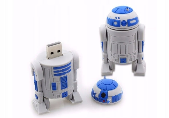 USB FLASH DRIVE 16GB R2 D2 STAR WARS SWEAT FROM MOVIE Brand INDYGO