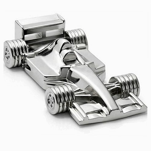 USB FLASH DRIVE 3.0 128GB RACING CAR METAL SILVER FOR MAN