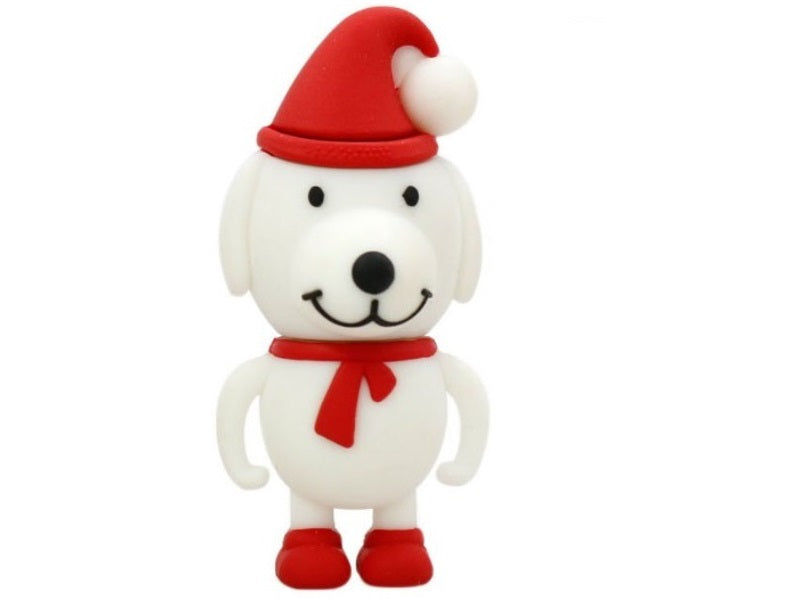 USB FLASH DRIVE 32 GB BEAR DOG SANTA CLAUS STAR