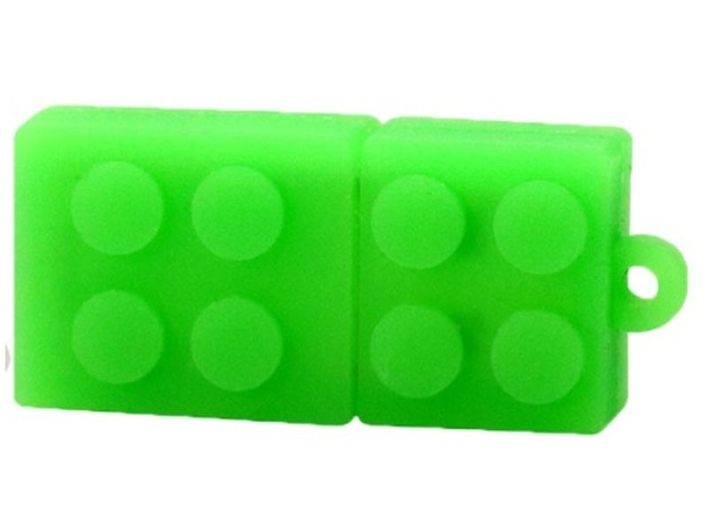 USB FLASH DRIVE 32 GB BLOCKS LEGO GREEN FUN