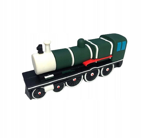 USB FLASH DRIVE 32 GB TRAIN CLOTHES Color green