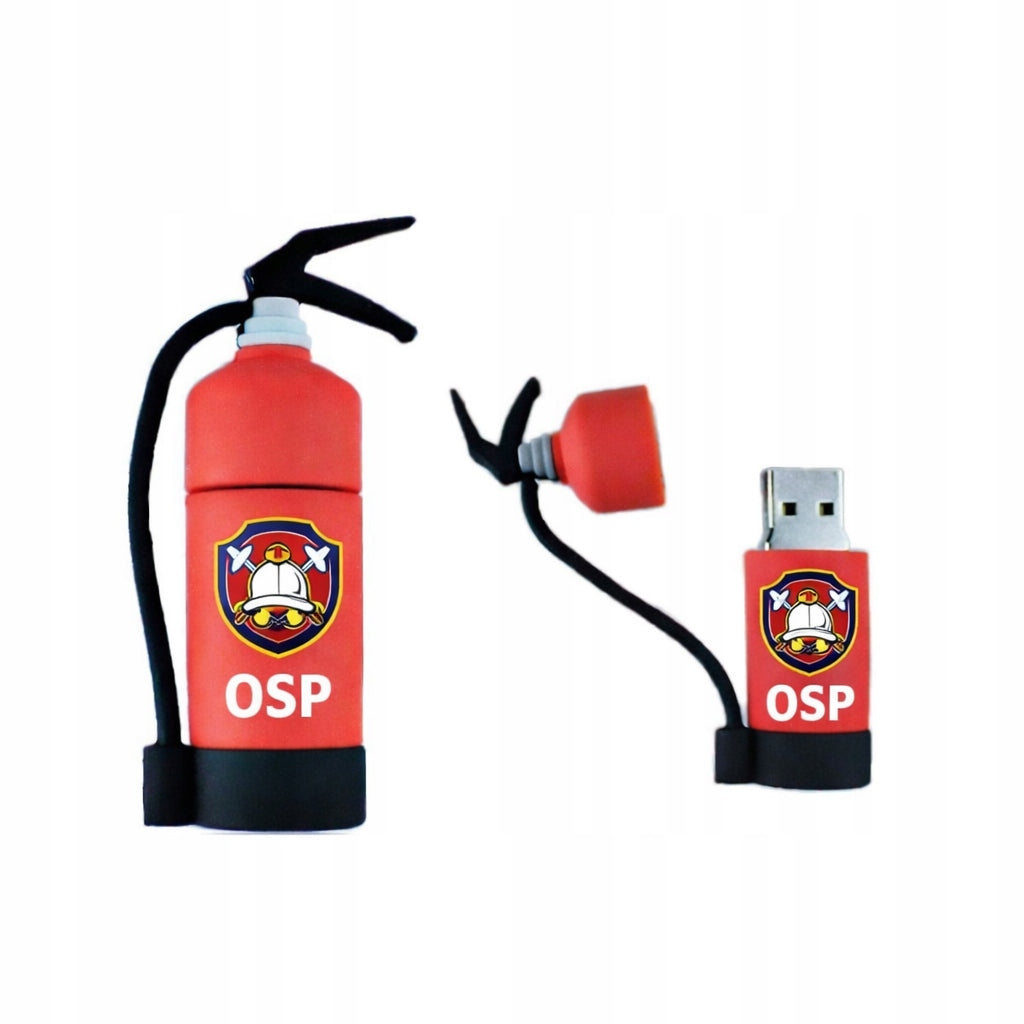USB FLASH DRIVE 32GB FIRE EXTINGUISHER FIRE BRIGADE PSP OSP 50 PIECES YOUR LOGO