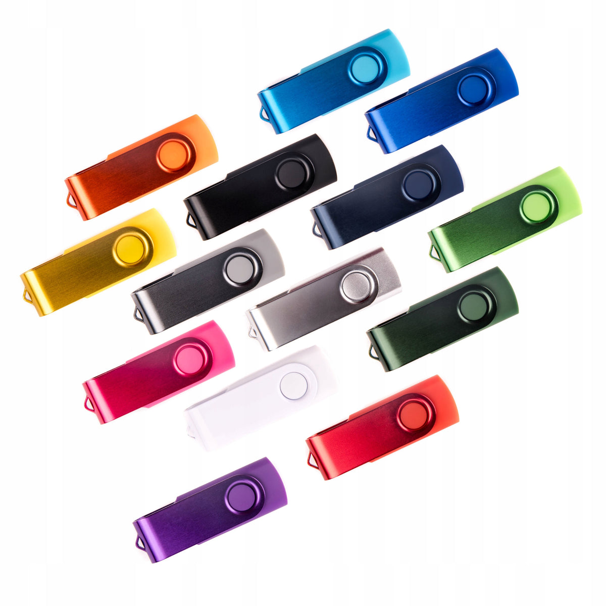 USB FLASH DRIVE 512 MB USB 2.0 different colors SET OF 10 PCS.