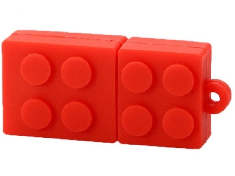 USB FLASH DRIVE 64 GB BLOCKS LEGO RED FUN