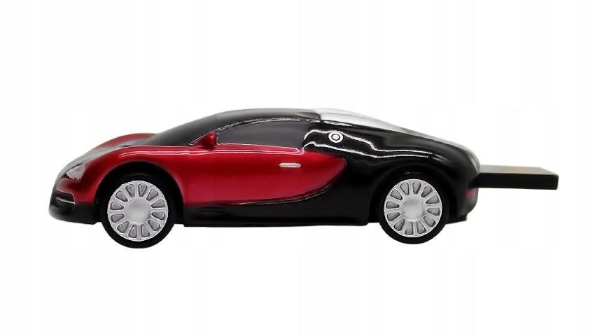 USB FLASH DRIVE 64 GB BUGATTI CAR BLACK CAR Color red
