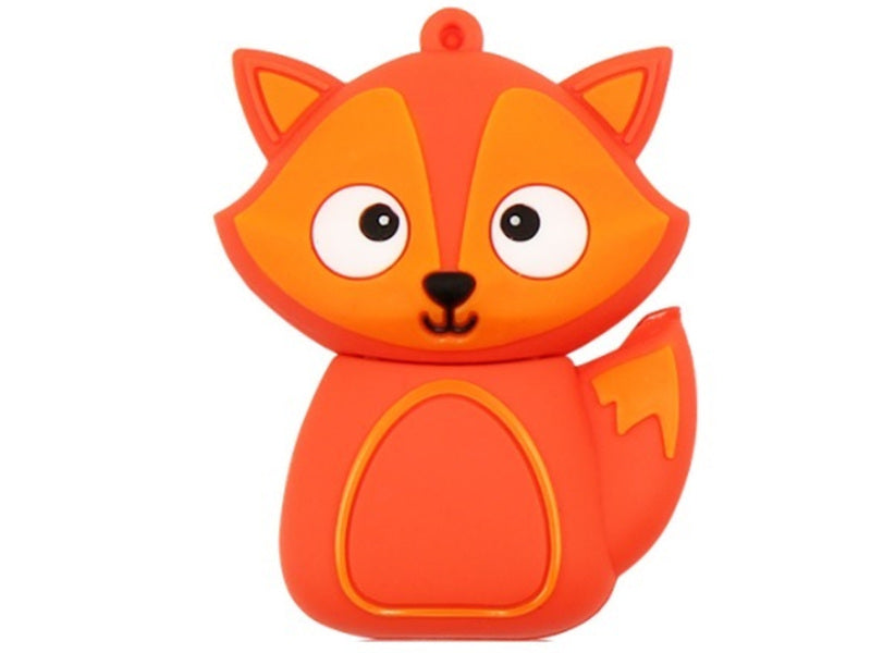 USB FLASH DRIVE 64 GB RED BEAR FOX PET FOX