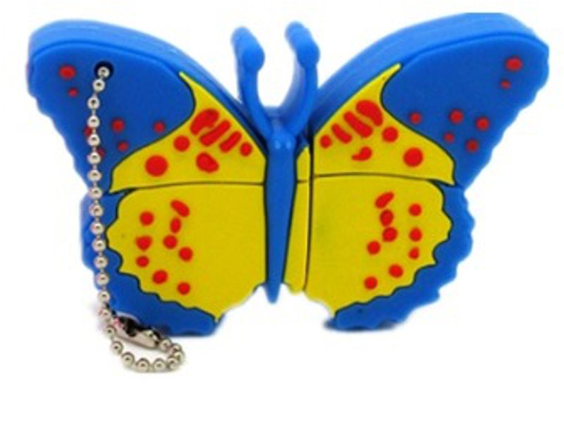 USB FLASH DRIVE 8 GB BUTTERFLY BLUE