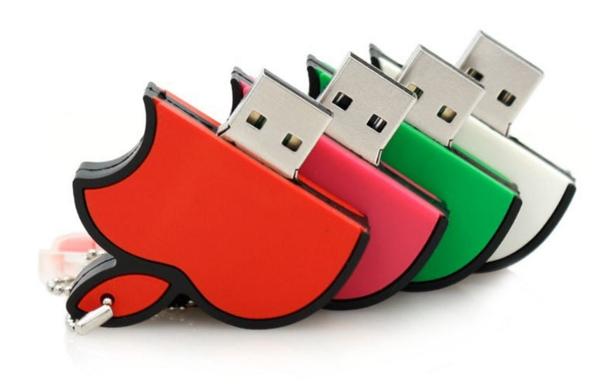 USB FLASH DRIVE 8 GB IPHONE APPLE RED APPLE Color blue