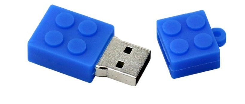 USB FLASH DRIVE 8 GB PADS LEGO BLUE WYS24HPL Color blue