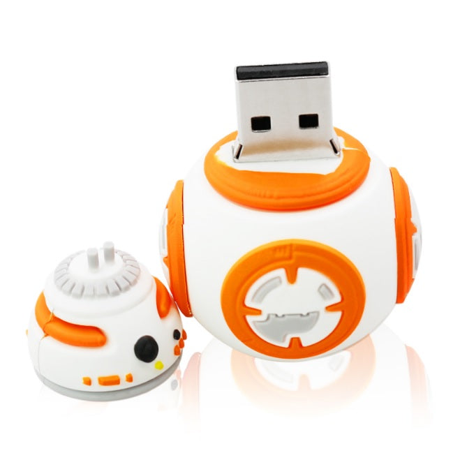 USB FLASH DRIVE 8GB BB-8 STAR WARS Color multicolor