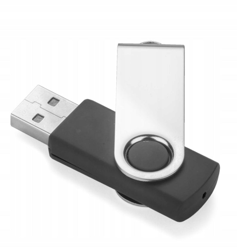 USB FLASH DRIVE 8GB TWISTER black