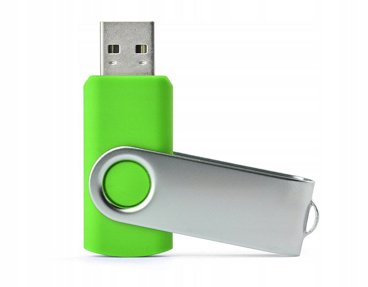 USB FLASH DRIVE 8GB TWISTER light green