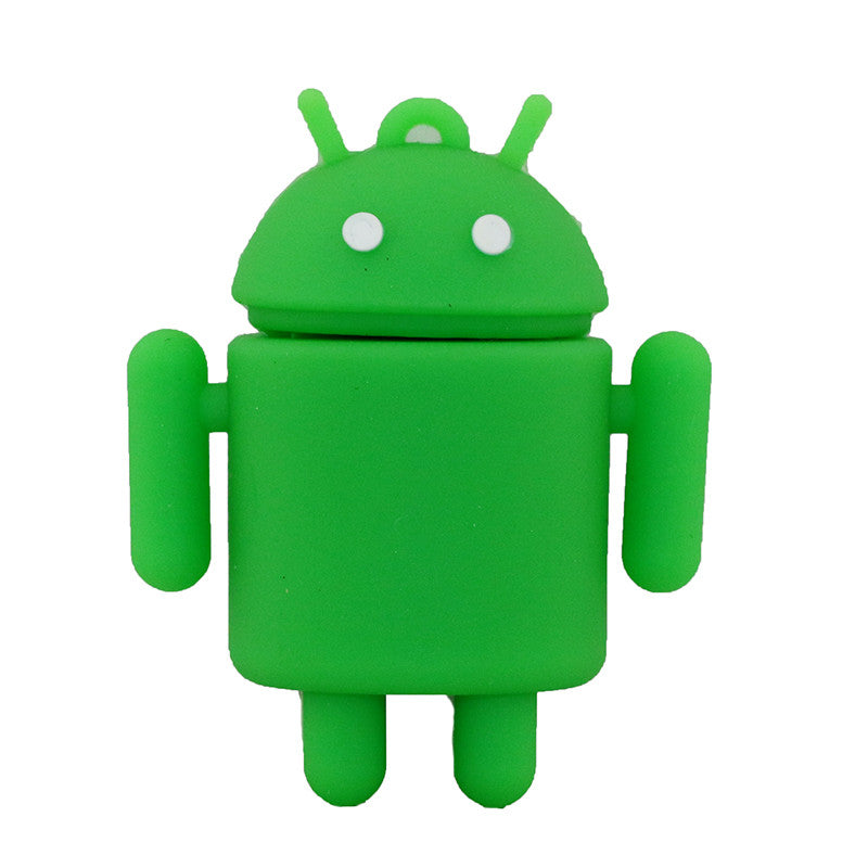 USB FLASH DRIVE ANDROID HUMAN MEMORY 4GB .FREEBIE Color multicolor