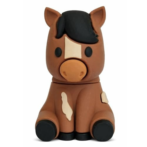 USB FLASH DRIVE C 64GB KAWAII HORSE FOR CHILDREN GIFT SMARTPHONE LAPTOP Capacity up to 512 MB