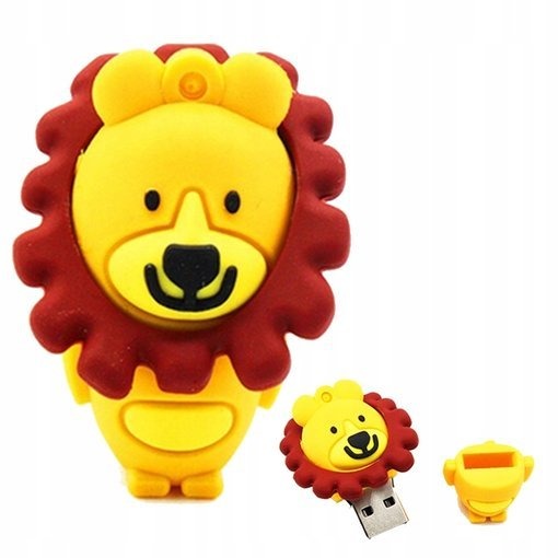 USB FLASH DRIVE FAST FLASH DRIVE ULTRA MEMORY PEN PENDANT GIFT LION 16GB